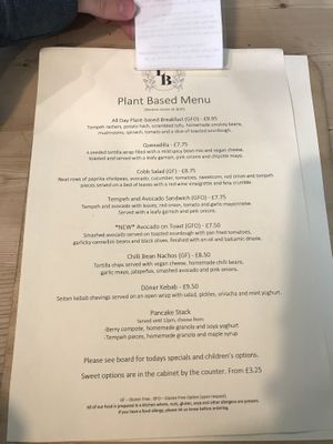 Menu!  at Love Brew Scarborough in Scarborough