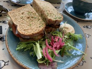 Tempeh & avocado sandwich   at Love Brew Scarborough in Scarborough