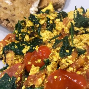 Tofu scramble at Love Brew Scarborough in Scarborough