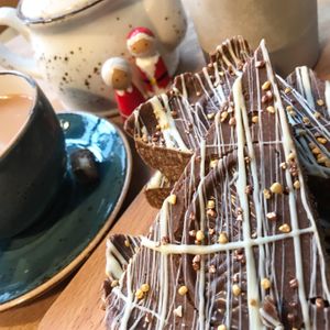 Chocolate orange tiffin at Love Brew Scarborough in Scarborough