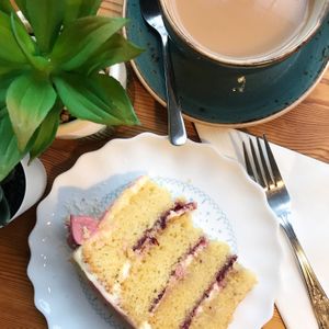 Tea & cake at Love Brew Scarborough in Scarborough