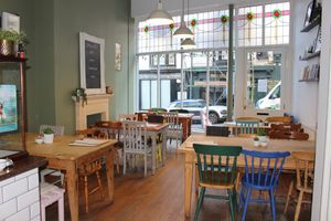 Seating area at Love Brew Scarborough in Scarborough