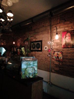 Inside at Jamaica Café in Guadalajara