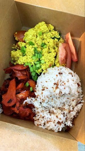 Tocilog breakfast (served all day). Yum!!! Loved it  at Nick's On Mission in San Francisco