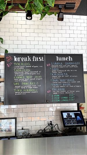 Menu as of November 2019 at Nick's On Mission in San Francisco