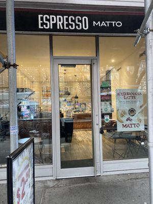   at Matto Espresso in New York City