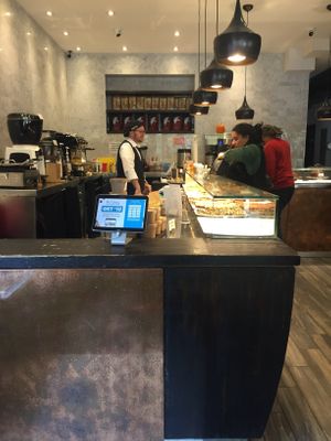 Pick up counter  at Matto Espresso in New York City