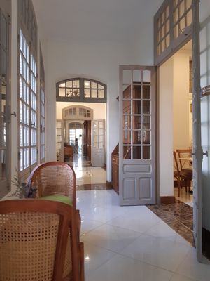 Lovely surroundings at The Living Library in Vientiane