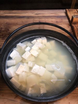 All you can eat tofu at Daizu no Hana in Satsumasendai