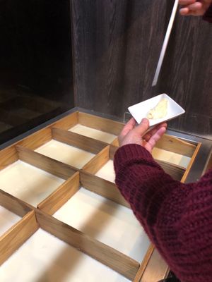 All you can eat yuba at Daizu no Hana in Satsumasendai