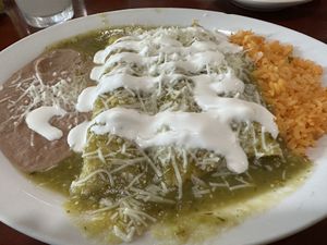 Enchiladas Verde   at La Esperanza in Chicago