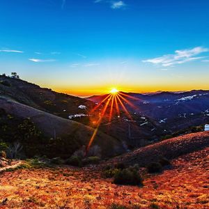 Sunset from the back at Casa San Andreas in Competa