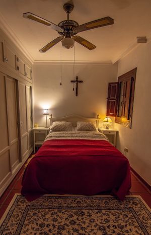 Guest bedroom at Casa San Andreas in Competa