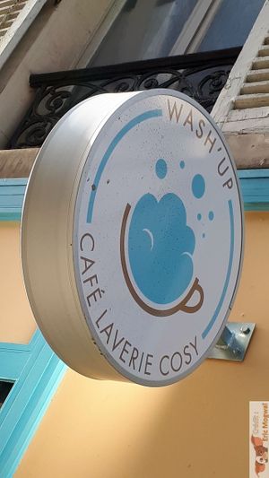 Enseigne at Wash'Up Café Laverie Cosy in Paris