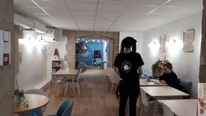 salon at Wash'Up Café Laverie Cosy in Paris