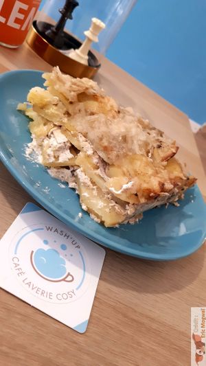 Gratin dauphinois at Wash'Up Café Laverie Cosy in Paris