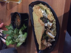 The pancake  at Nem Nem in East London
