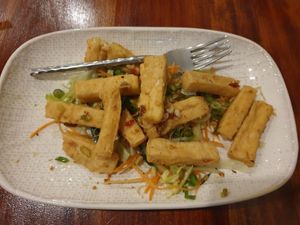 Salt & Pepper Tofu $13.50 at Thai Garden House in Parramatta