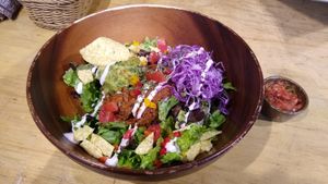 Taco rice at Mumokuteki in Osaka