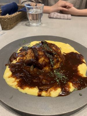 Omurice at Mumokuteki in Osaka