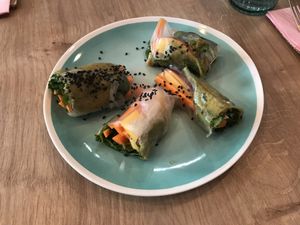 Spring roll at Bonjour in Tivat