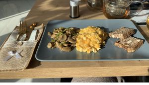 Breakfast at Bonjour in Tivat