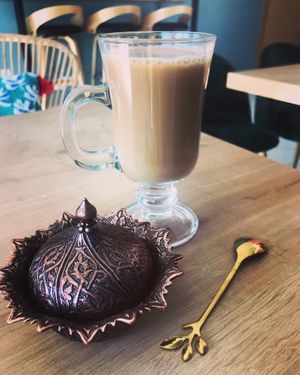 Masala chai  at Bonjour in Tivat