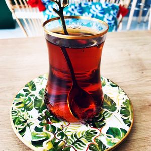 Turkish tea  at Bonjour in Tivat
