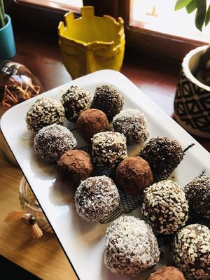 Vegan , Sweden sweet bowls  at Bonjour in Tivat