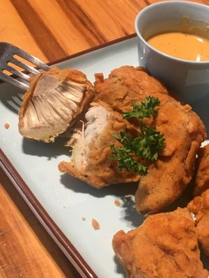 Jackfruit chicken nuggets  at Gypsy - Dubai Mall in Dubai