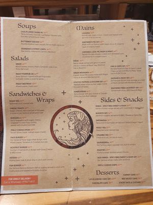 The menu at Gypsy - Dubai Mall in Dubai