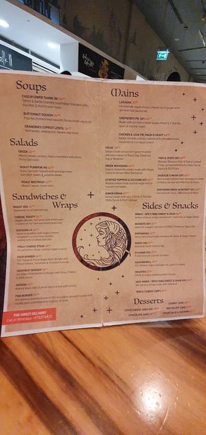 menu at Gypsy - Dubai Mall in Dubai