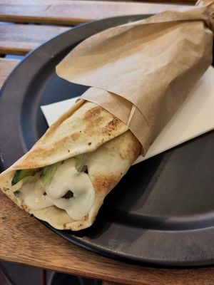 Falafel Wrap at Maha in Brussels