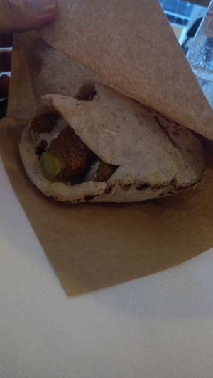 Falafel Pita at Maha in Brussels