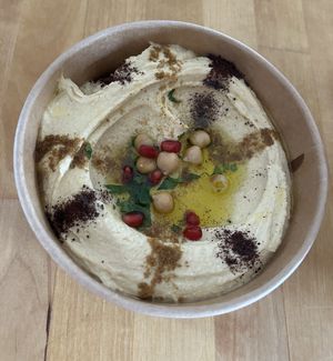 Hummus  at Maha in Brussels