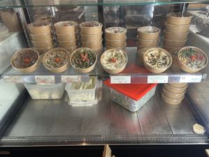 Everything but the Labneh(milk) is vegan  at Maha in Brussels