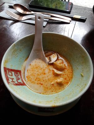Already eaten coconut soup at Top Tep - Modern Vietnamese Kitchen & Bar in Berlin