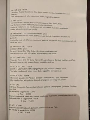 Menu 3 at Top Tep - Modern Vietnamese Kitchen & Bar in Berlin