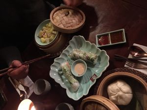Summerrolls and two other  starter    at Top Tep - Modern Vietnamese Kitchen & Bar in Berlin