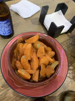 Patatas bravas  at La Casa Fundida in Sevilla