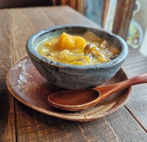 Veggie soup at Cafe Indigo in Kagoshima