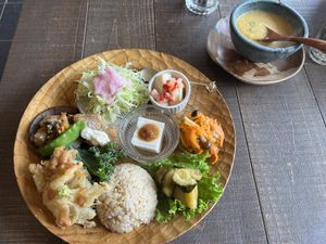   at Cafe Indigo in Kagoshima