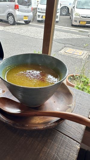 Lentil soup  at Cafe Indigo in Kagoshima