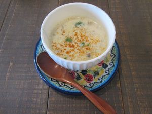 Soup of the day at Cafe Indigo at Cafe Indigo in Kagoshima