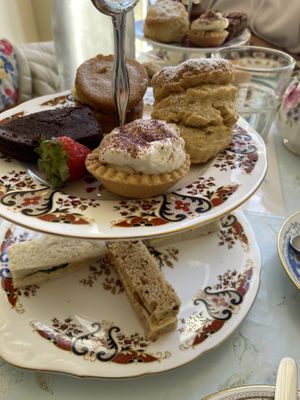   at Bessie's Tea Parlour in Broadstairs