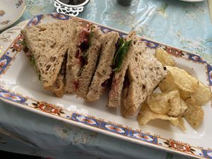   at Bessie's Tea Parlour in Broadstairs