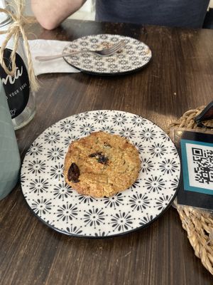 Vegan cookie  at Calma Cafe in Gran Canaria