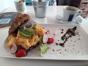 Vegetarian Calma at Calma Cafe in Gran Canaria