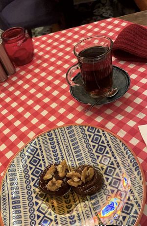 Sweets made with figs at Galata Lily in Istanbul
