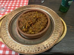 Amazing dish - I actually had to double check that it was vegan. Super tasty  at Galata Lily in Istanbul